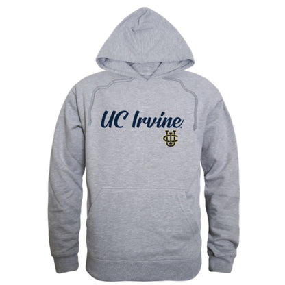 University of California UC Irvine Anteaters Mens Script Hoodie Sweatshirt Black-Campus-Wardrobe