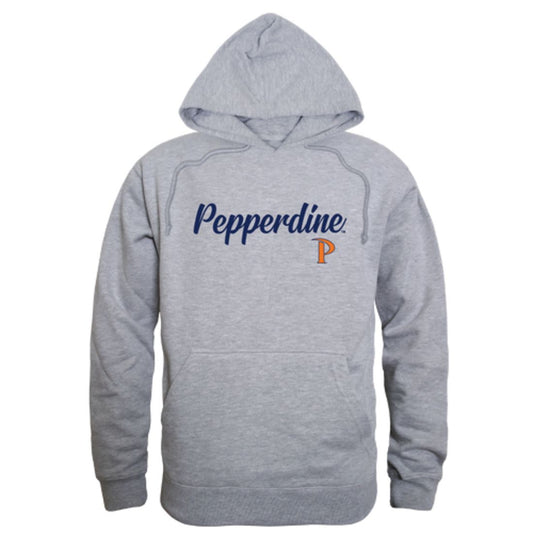 Mouseover Image, Pepperdine University Waves Mens Script Hoodie Sweatshirt Black-Campus-Wardrobe