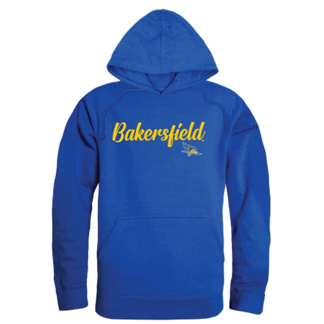 CSUB California State University Bakersfield Roadrunners Mens Script Hoodie Sweatshirt Black-Campus-Wardrobe