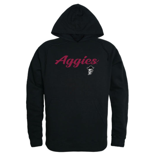 NMSU New Mexico State University Aggies Mens Script Hoodie Sweatshirt Black-Campus-Wardrobe