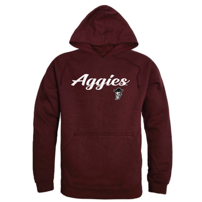 NMSU New Mexico State University Aggies Mens Script Hoodie Sweatshirt Black-Campus-Wardrobe