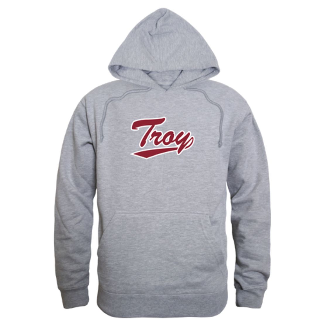 Troy University Trojans Mens Script Hoodie Sweatshirt Black-Campus-Wardrobe