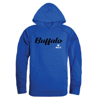 SUNY University at Buffalo Bulls Mens Script Hoodie Sweatshirt Black-Campus-Wardrobe
