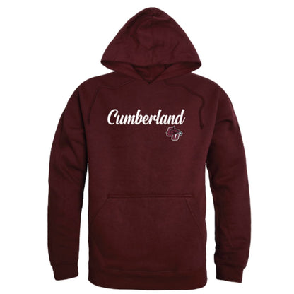 Cumberland University Phoenix Mens Script Hoodie Sweatshirt Black-Campus-Wardrobe