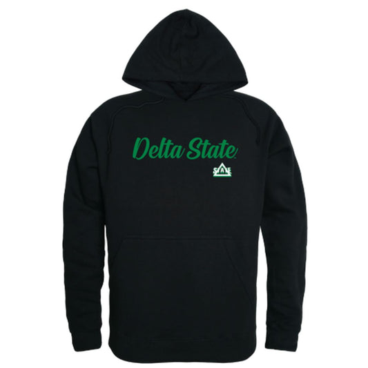 DSU Delta State University Statesmen Mens Script Hoodie Sweatshirt Black-Campus-Wardrobe