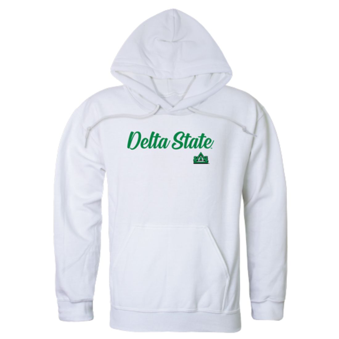 DSU Delta State University Statesmen Mens Script Hoodie Sweatshirt Black-Campus-Wardrobe