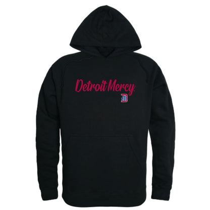 UDM University of Detroit Mercy Titans Mens Script Hoodie Sweatshirt Black-Campus-Wardrobe