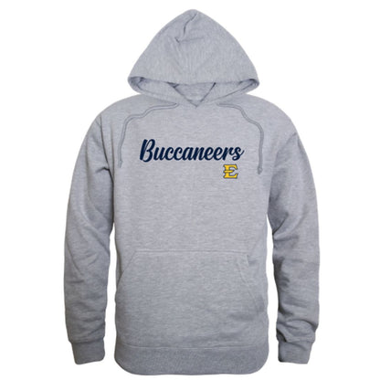 ETSU East Tennessee State University Buccaneers Mens Script Hoodie Sweatshirt Heather Charcoal-Campus-Wardrobe