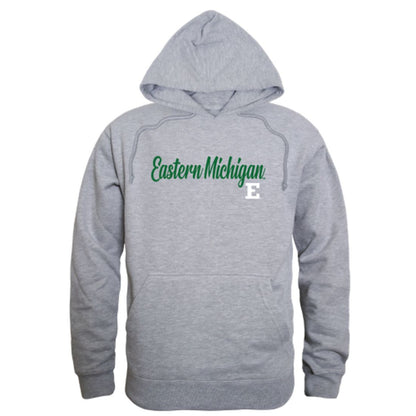 EMU Eastern Michigan University Eagles Mens Script Hoodie Sweatshirt Black-Campus-Wardrobe