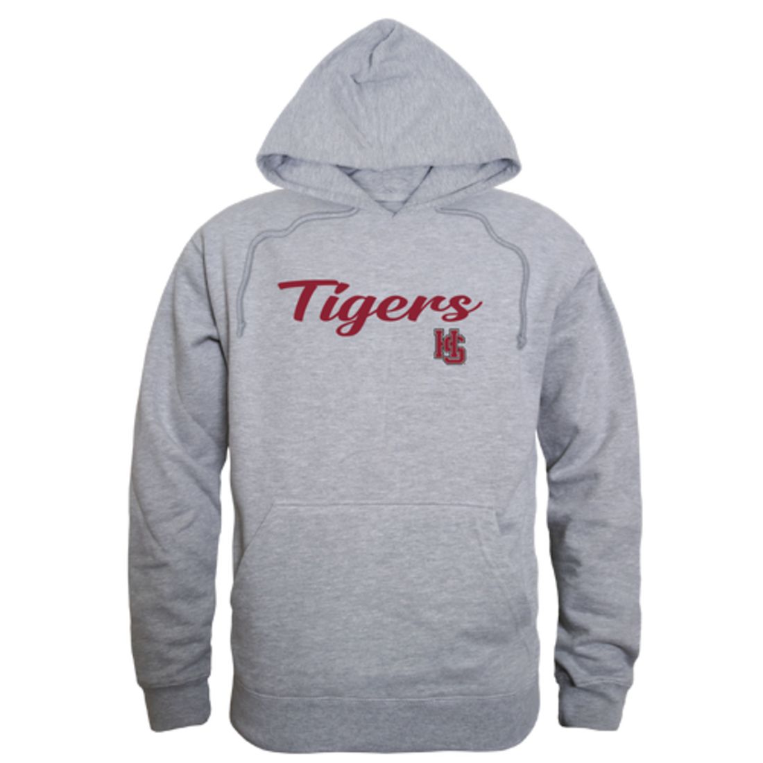 HSC Hampden-Sydney College Tigers Mens Script Hoodie Sweatshirt Black-Campus-Wardrobe