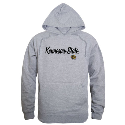 KSU Kennesaw State University Owls Mens Script Hoodie Sweatshirt Black-Campus-Wardrobe