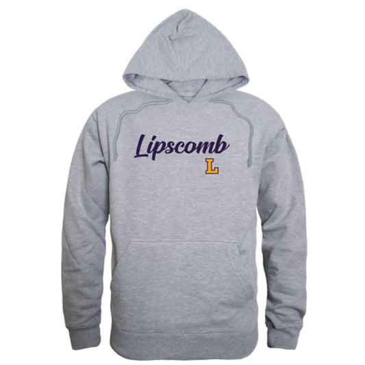 Mouseover Image, Lipscomb University Bisons Mens Script Hoodie Sweatshirt Heather Charcoal-Campus-Wardrobe