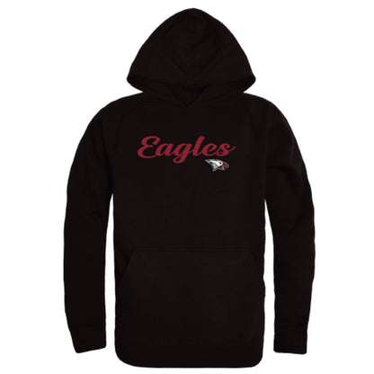 NCCU North Carolina Central University Eagles Mens Script Hoodie Sweatshirt Black-Campus-Wardrobe