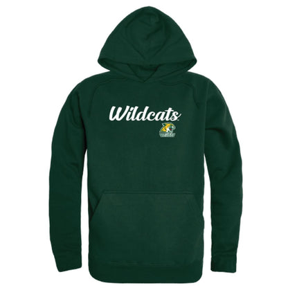 NMU Northern Michigan University Wildcats Mens Script Hoodie Sweatshirt Black-Campus-Wardrobe