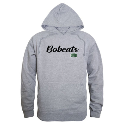 Ohio University Bobcats Mens Script Hoodie Sweatshirt Black-Campus-Wardrobe