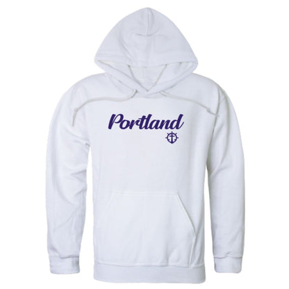 UP University of Portland Pilots Mens Script Hoodie Sweatshirt Black-Campus-Wardrobe