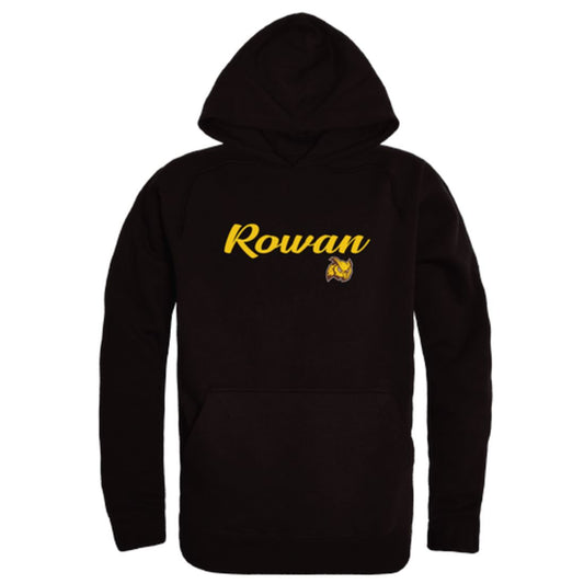 Rowan University Profs Mens Script Hoodie Sweatshirt Black-Campus-Wardrobe