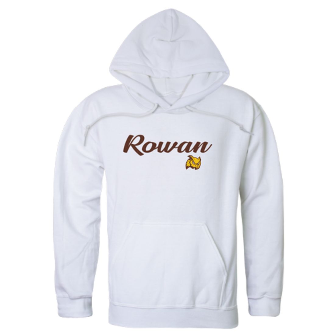 Rowan University Profs Mens Script Hoodie Sweatshirt Black-Campus-Wardrobe