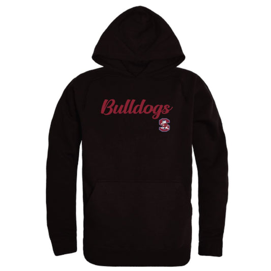 South Carolina State University Bulldogs Mens Script Hoodie Sweatshirt Black-Campus-Wardrobe
