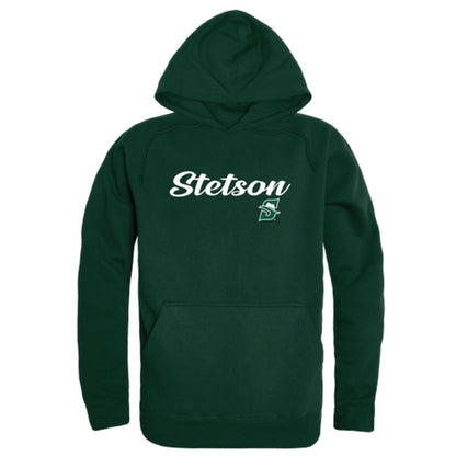 Stetson University Hatters Mens Script Hoodie Sweatshirt Black-Campus-Wardrobe