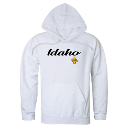 University of Idaho Vandals Mens Script Hoodie Sweatshirt Black-Campus-Wardrobe