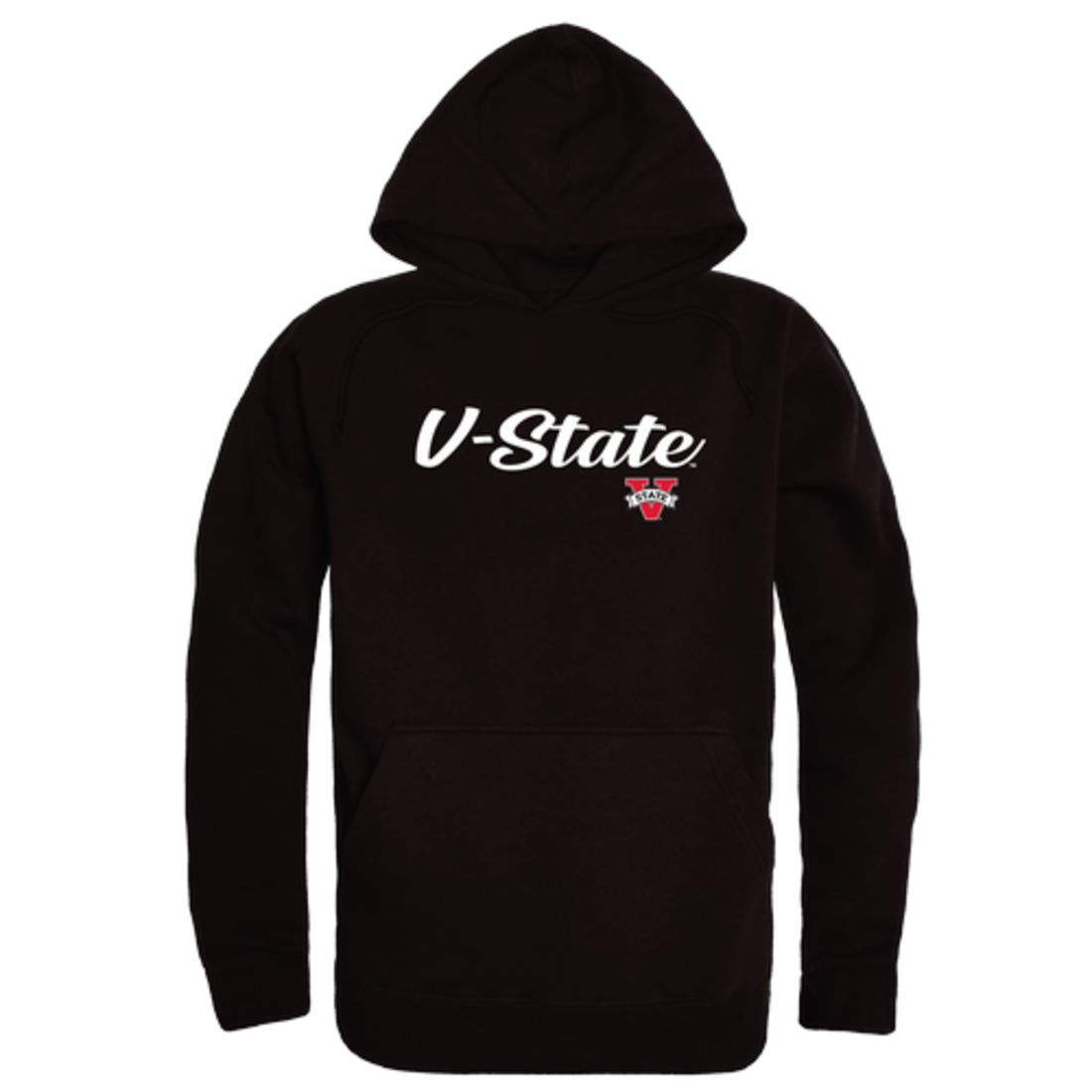 Valdosta V-State University Blazers Mens Script Hoodie Sweatshirt Black-Campus-Wardrobe