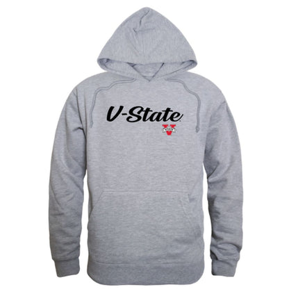 Valdosta V-State University Blazers Mens Script Hoodie Sweatshirt Black-Campus-Wardrobe