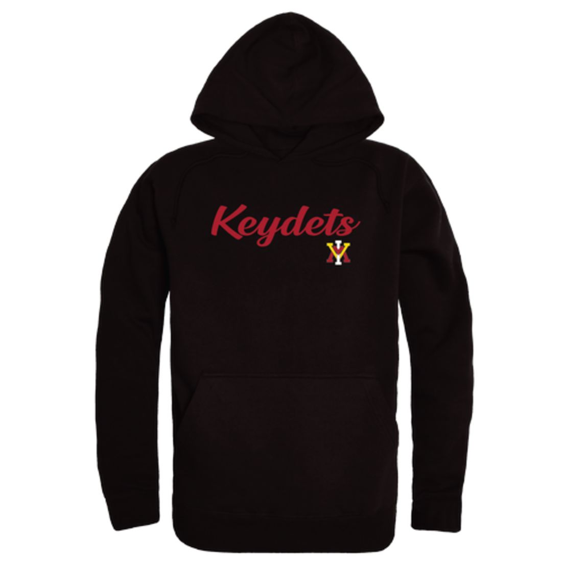 VMI Virginia Military Institute Keydets Mens Script Hoodie Sweatshirt Black-Campus-Wardrobe