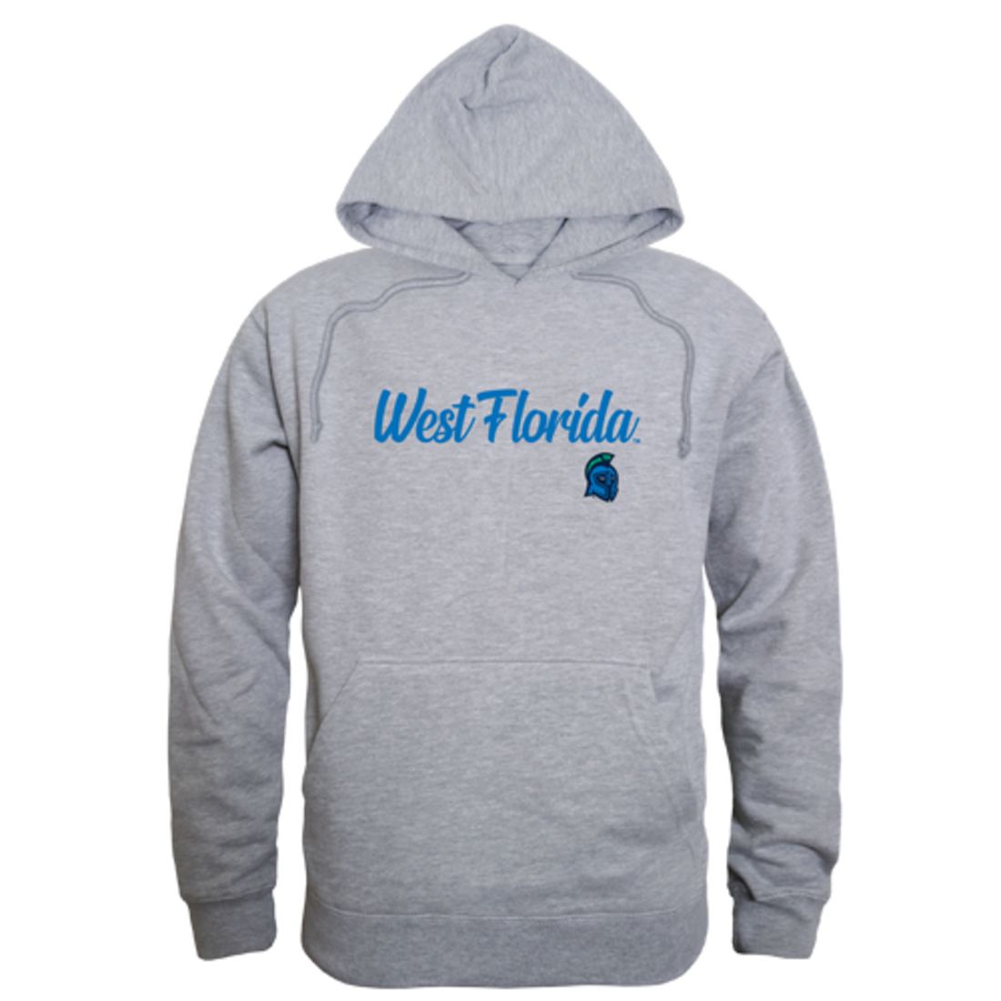 UWF University of West Florida Argonauts Mens Script Hoodie Sweatshirt Black-Campus-Wardrobe