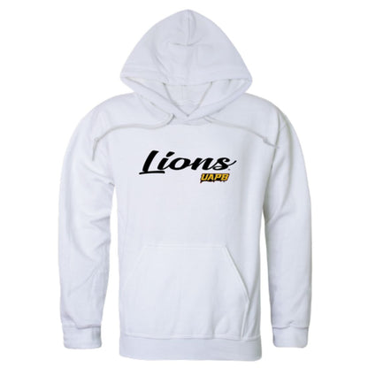 UAPB University of Arkansas Pine Bluff Golden Lions Mens Script Hoodie Sweatshirt Black-Campus-Wardrobe