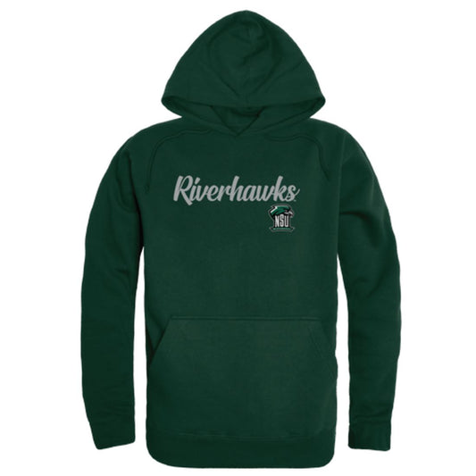 Mouseover Image, NSU Northeastern State University RiverHawks Mens Script Hoodie Sweatshirt Black-Campus-Wardrobe