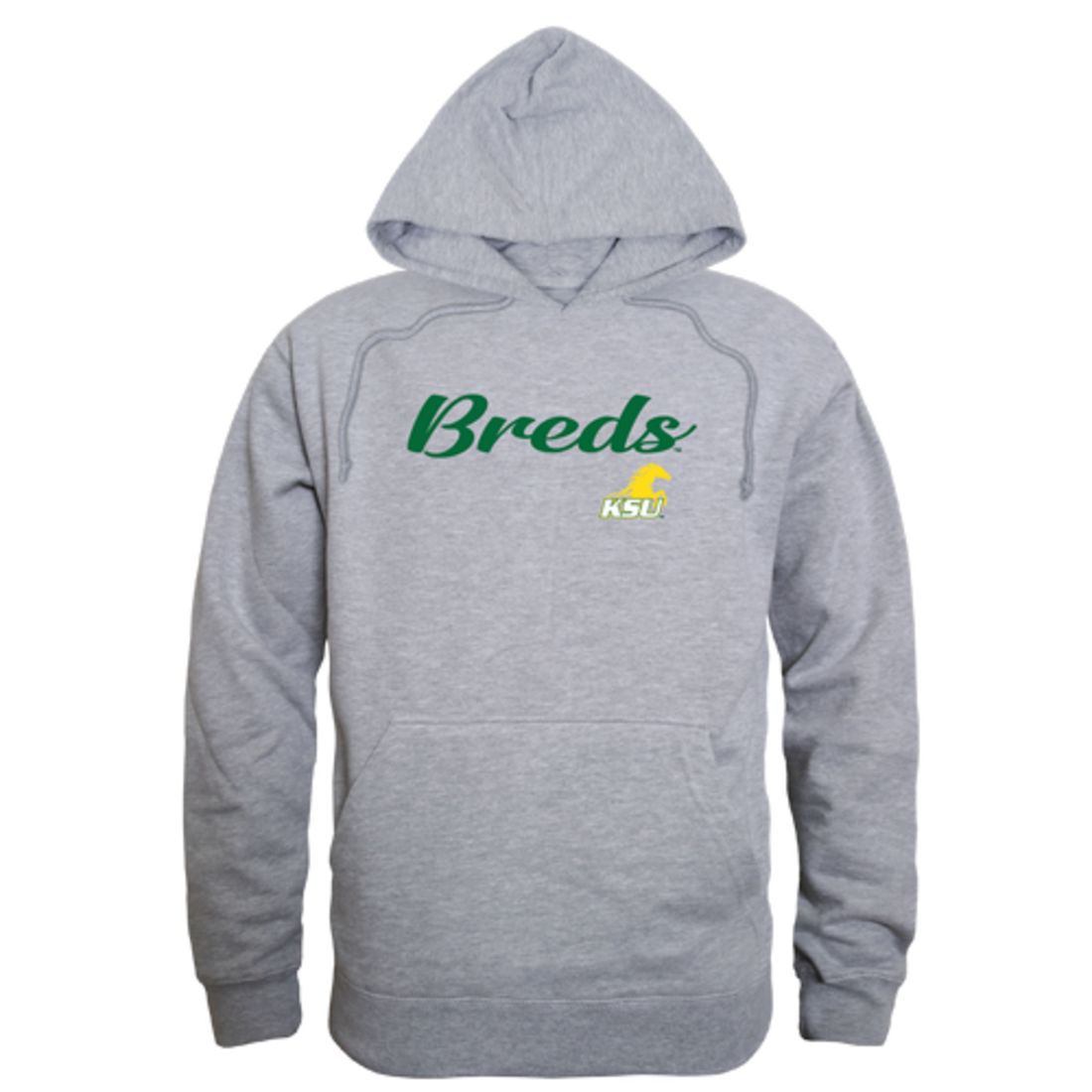 KYSU Kentucky State University Thorobreds Mens Script Hoodie Sweatshirt Black-Campus-Wardrobe