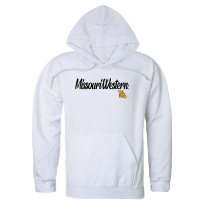 MWSU Missouri Western State University Griffons Mens Script Hoodie Sweatshirt Black-Campus-Wardrobe
