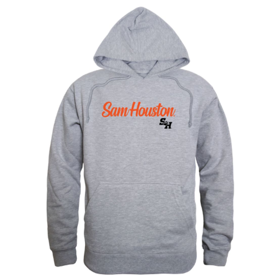 Sam Houston State University Bearkat Mens Script Hoodie Sweatshirt Black-Campus-Wardrobe