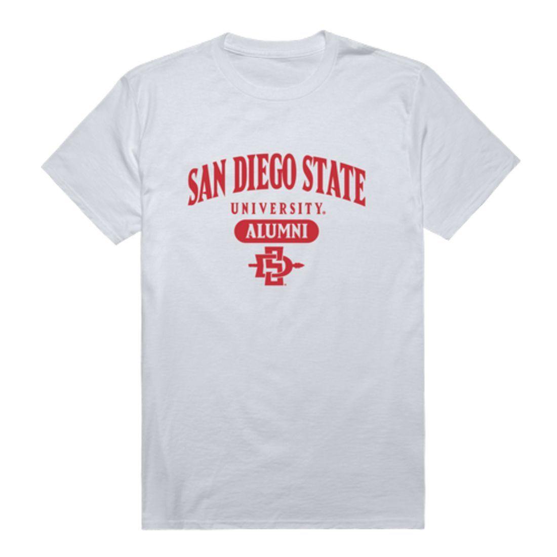 Ivysport San Diego State University T-Shirt - Unisex Short Sleeve Tee, Heritage Logo (Charcoal Heather, Small)