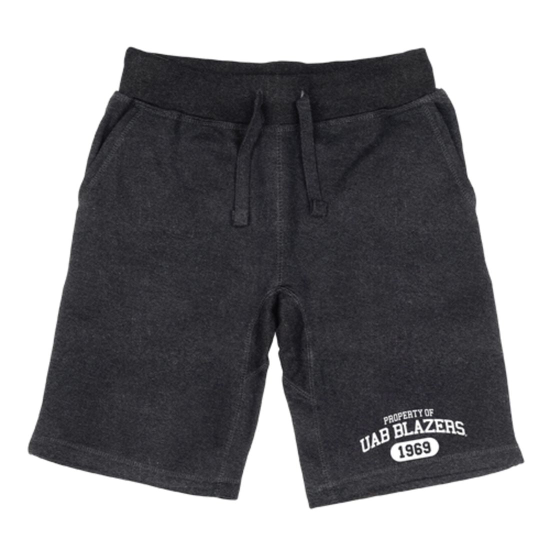 UAB University of Alabama at Birmingham Blazers Property Fleece Drawstring Shorts-Campus-Wardrobe