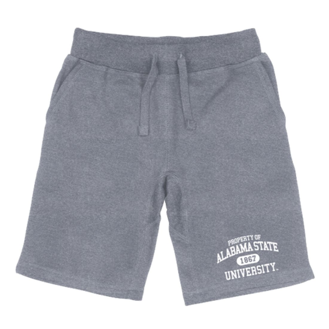 ASU Alabama State University Hornets Property Fleece Drawstring Shorts-Campus-Wardrobe
