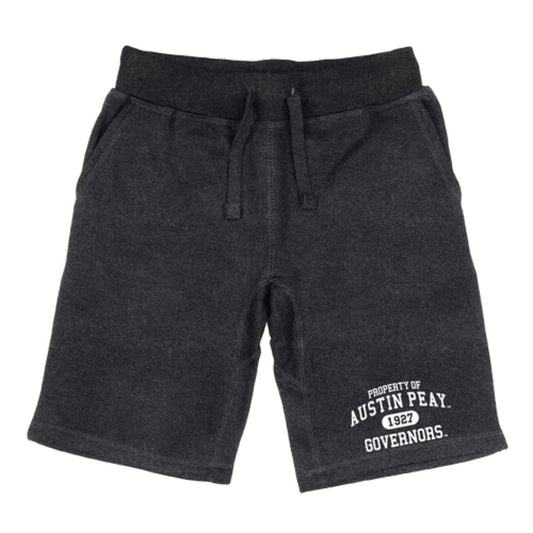APSU Austin Peay State University Governors Property Fleece Drawstring Shorts-Campus-Wardrobe