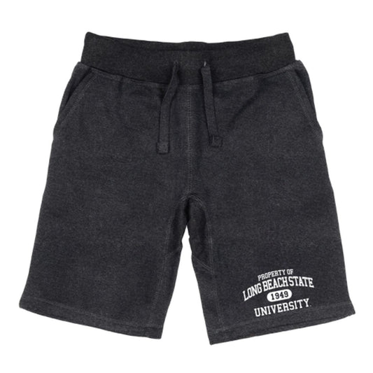 CSULB California State University Long Beach Property Fleece Drawstring Shorts-Campus-Wardrobe