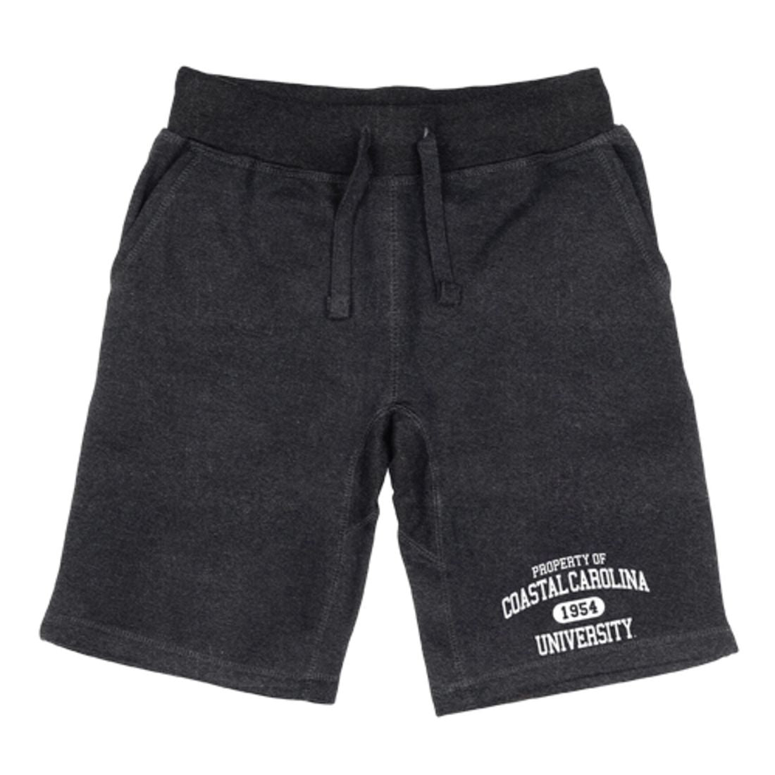 CCU Coastal Carolina University Chanticleers Property Fleece Drawstring Shorts-Campus-Wardrobe
