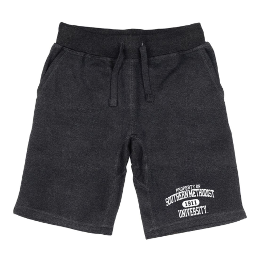 SMU Southern Methodist University Mustangs Property Fleece Drawstring Shorts-Campus-Wardrobe