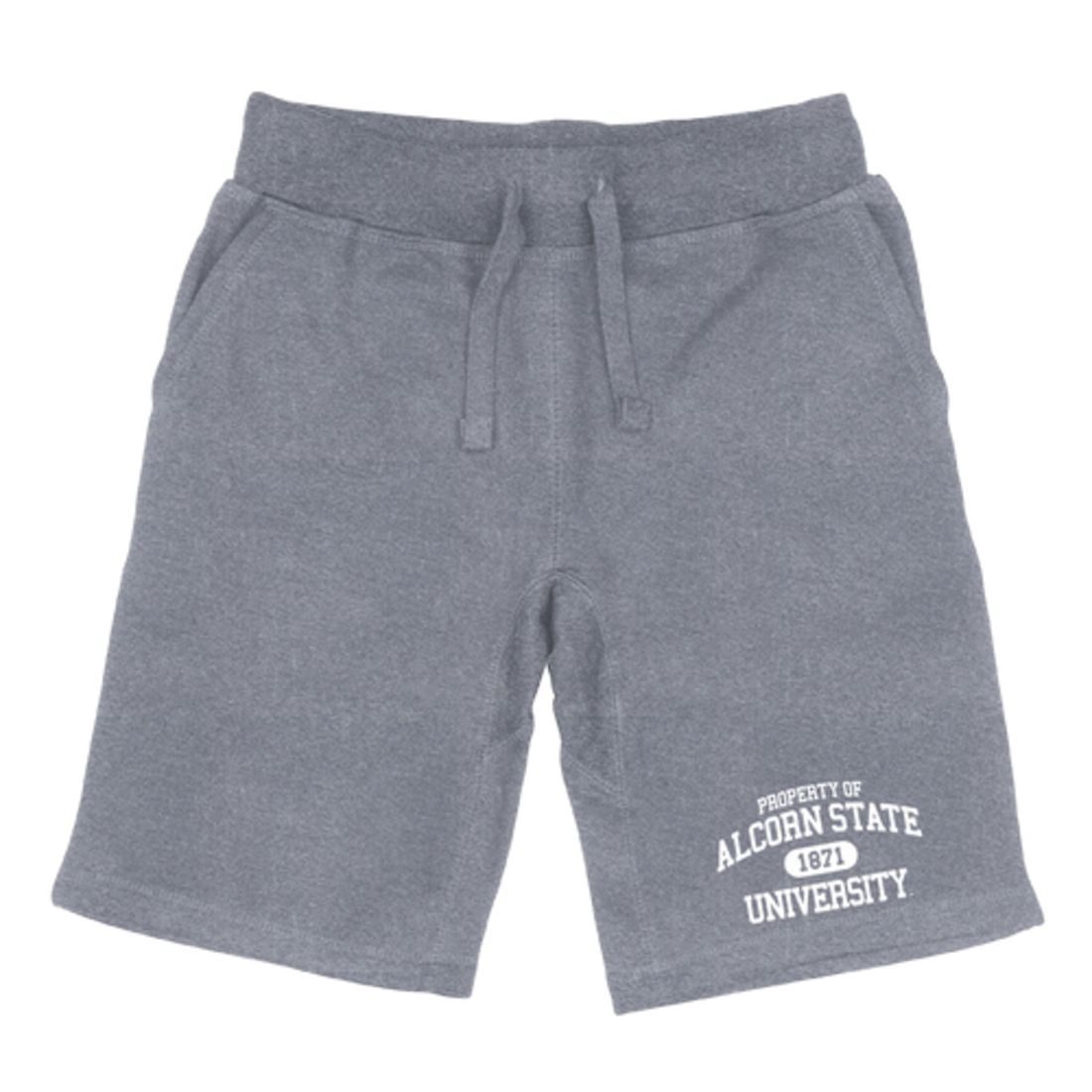 Alcorn State University Braves Property Fleece Drawstring Shorts-Campus-Wardrobe
