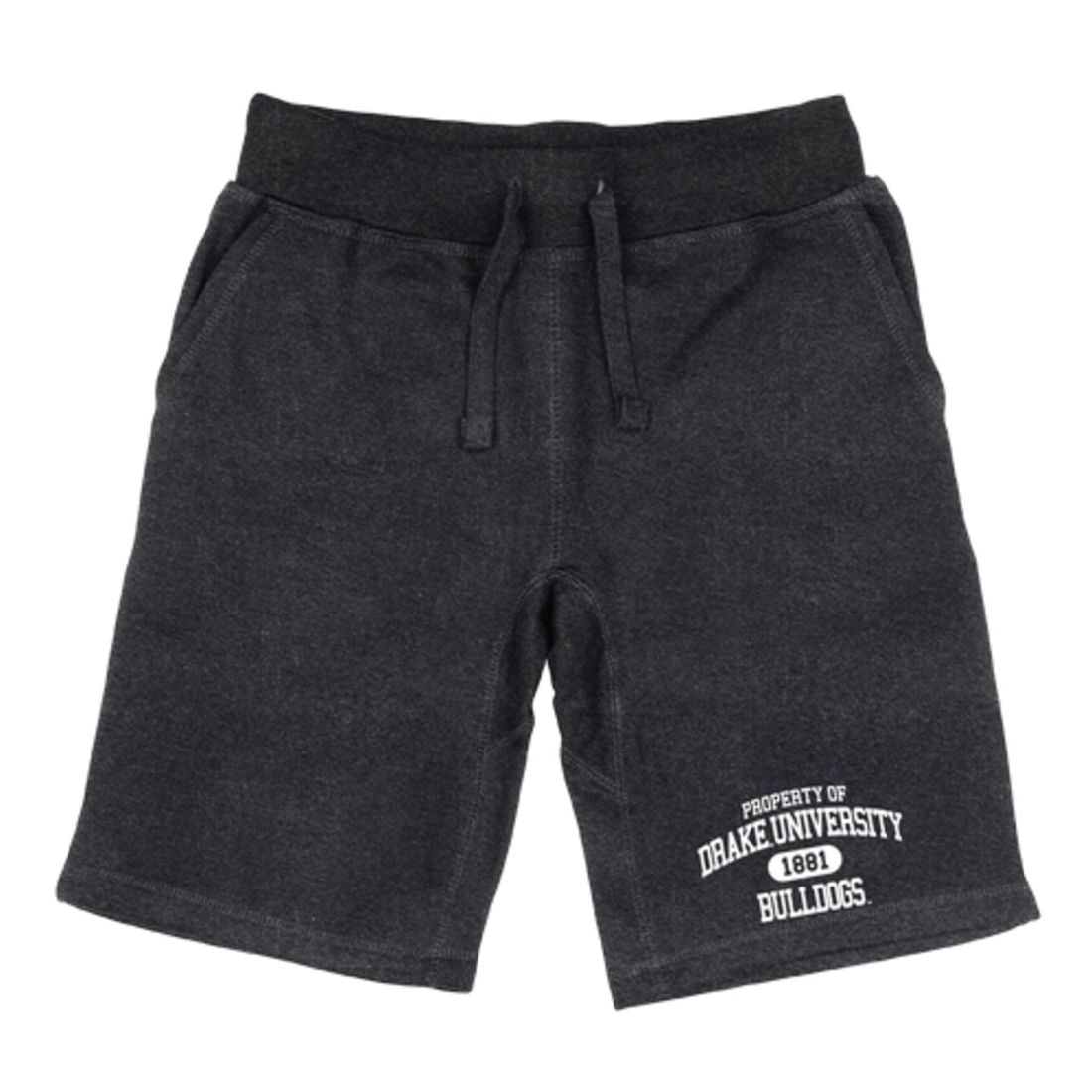 Drake University Bulldogs Property Fleece Drawstring Shorts-Campus-Wardrobe