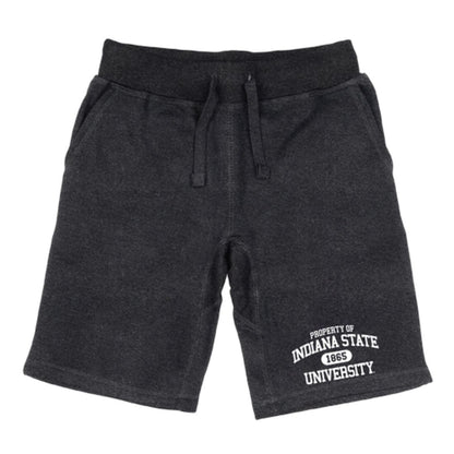 ISU Indiana State University Sycamores Property Fleece Drawstring Shorts-Campus-Wardrobe