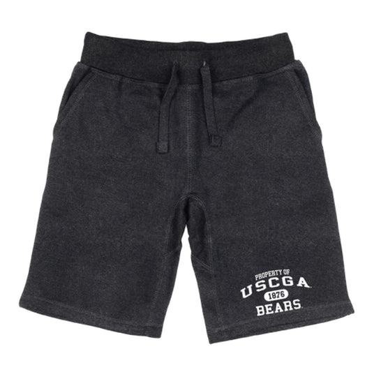 USCGA United States Coast Guard Academy Bears Property Fleece Drawstring Shorts-Campus-Wardrobe