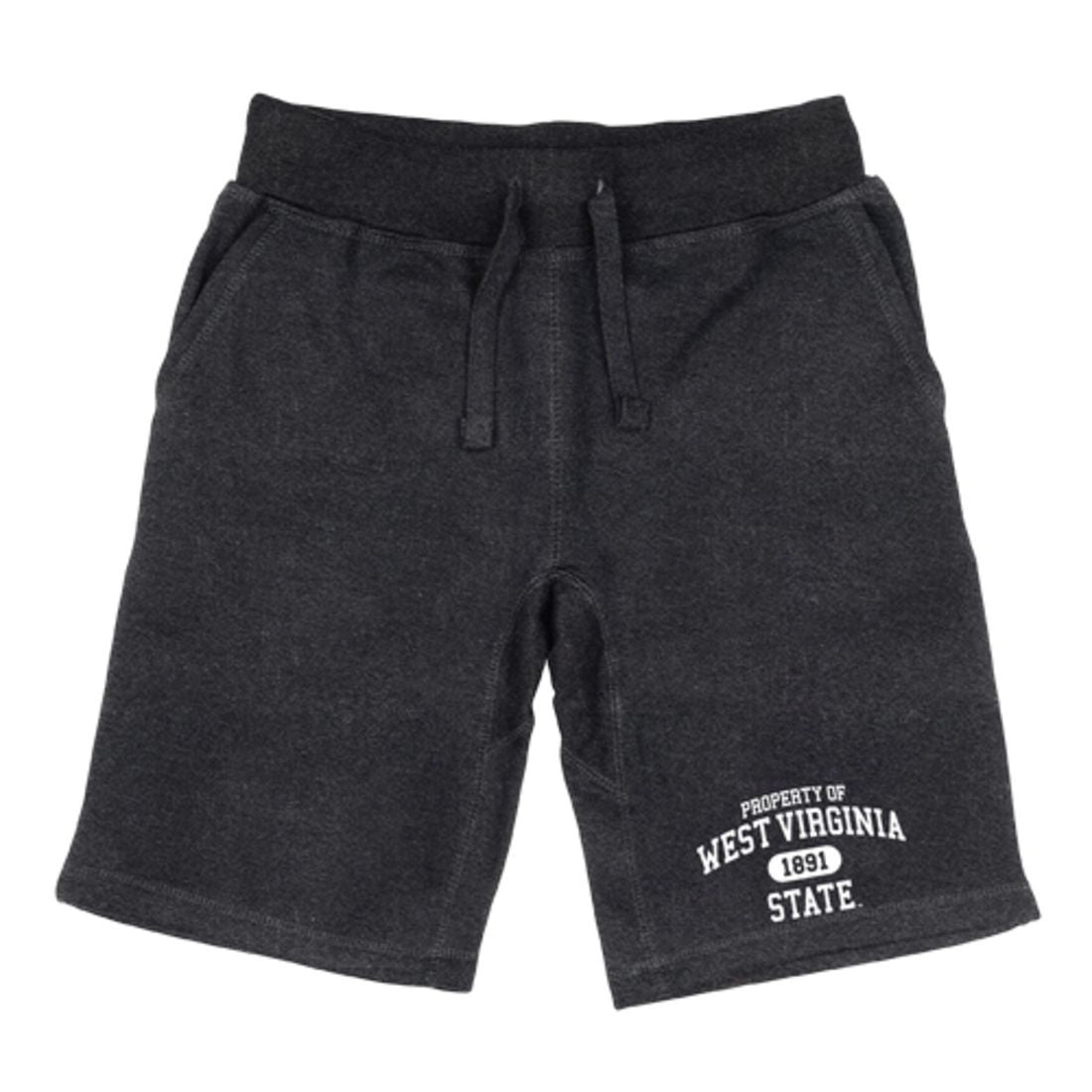 WVSU West Virginia State University Yellow Jackets Property Fleece Drawstring Shorts-Campus-Wardrobe