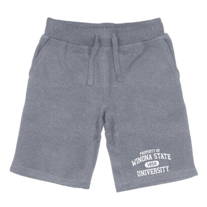 Winona State University Warriors Property Fleece Drawstring Shorts-Campus-Wardrobe