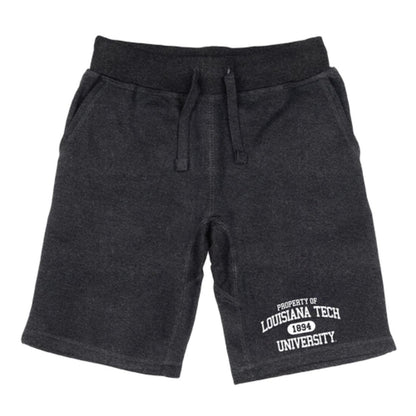 Louisiana Tech University Bulldogs Property Fleece Drawstring Shorts-Campus-Wardrobe