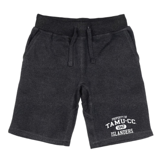 TAMUCC Texas A&M University Corpus Christi Islanders Property Fleece Drawstring Shorts-Campus-Wardrobe