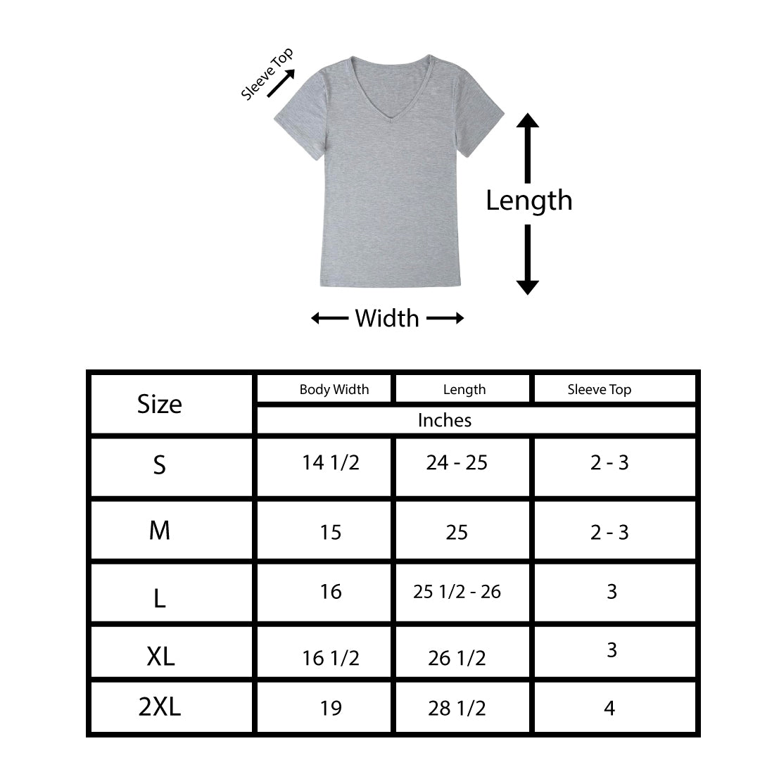 T-Shirt Size Chart